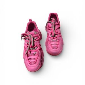 Steve Madden Pink and Gray Women's Sneakers